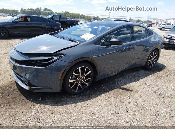 JTDACACU6R3030227 2024 TOYOTA PRIUS PRIME Gray Առջևի ձախ երեք քառորդ տեսարան