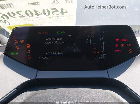 JTDACACU6R3030227 2024 TOYOTA PRIUS PRIME Gray Հետևի նստատեղերի տեսք