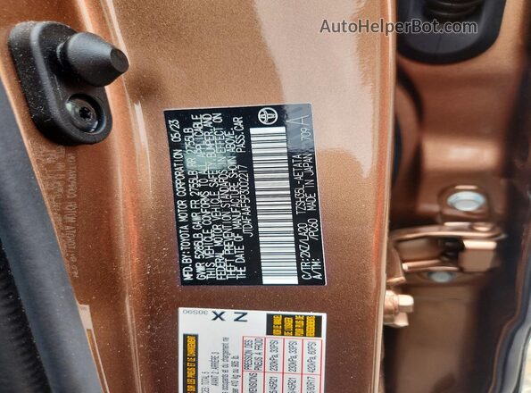 JTDAFAAF5P3002217 2023 TOYOTA CROWN Brown Շարժիչի բաժամունքի տեսք