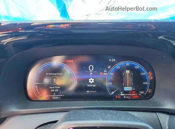 JTDAFAAF9S3012998 2025 TOYOTA CROWN Blue Widok zestawu wskaźników