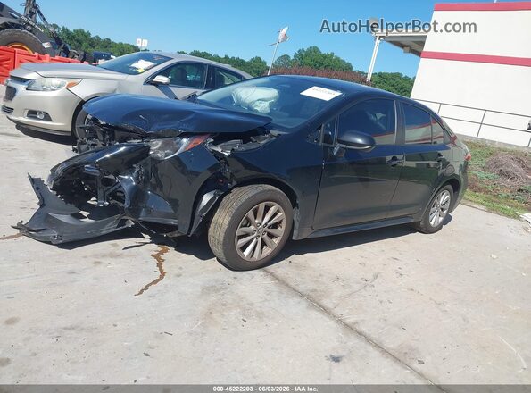 JTDB4MEE0P3013204 2023 TOYOTA COROLLA Black წინა მარცხენა ხედი სამი მეოთხედიდან