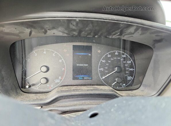 JTDB4MEE6P3001400 2023 TOYOTA COROLLA White ხელსაწყოთა პანელის ხედი