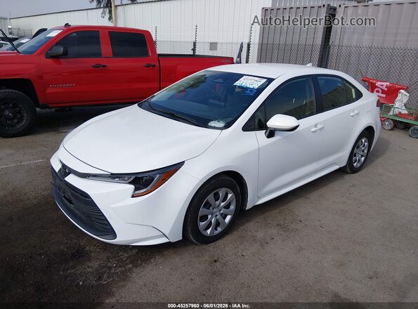 JTDB4MEE9RJ016486 2024 TOYOTA COROLLA White Առջևի ձախ երեք քառորդ տեսարան