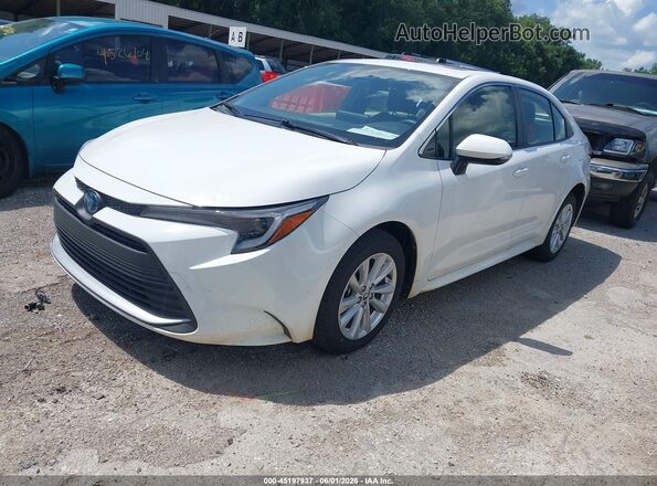 JTDBCMFE0RJ033386 2024 TOYOTA COROLLA White Vista tres cuartos delantera izquierda