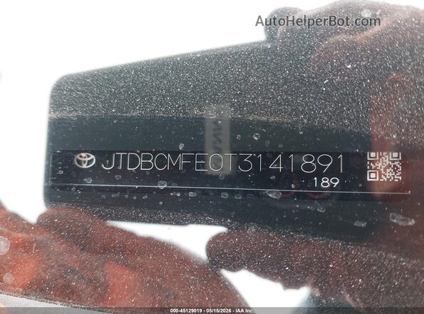 JTDBCMFE0T3141891 2026 TOYOTA COROLLA HYBRID Черный Вид подкапотного пространства