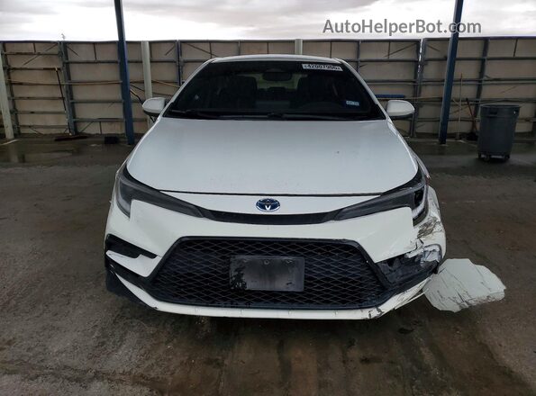 JTDBCMFE1P3019711 2023 TOYOTA COROLLA White წინა ხედი