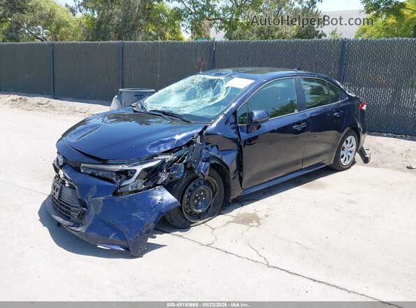 JTDBCMFE1T3127899 2026 TOYOTA COROLLA HYBRID Blue Առջևի ձախ երեք քառորդ տեսարան
