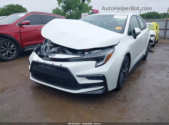 JTDBCMFE2PJ009636 2023 TOYOTA COROLLA Белый Передняя левая четверть
