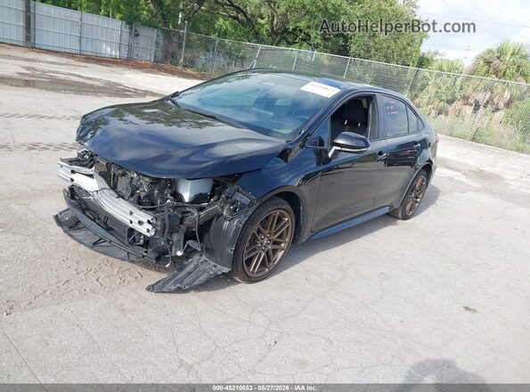 JTDBCMFE4R3047148 2024 TOYOTA COROLLA Black წინა მარცხენა ხედი სამი მეოთხედიდან