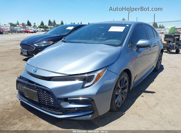 JTDBCMFE4S3082911 2025 TOYOTA COROLLA Light Blue წინა მარცხენა ხედი სამი მეოთხედიდან