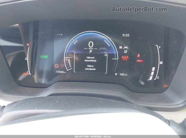 JTDBCMFE4T3131011 2026 TOYOTA COROLLA HYBRID White Vista de los asientos traseros