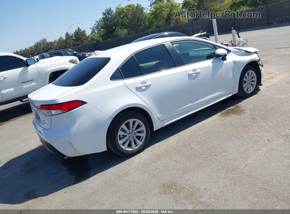 JTDBCMFE4T3131011 2026 TOYOTA COROLLA HYBRID White Trasero derecho