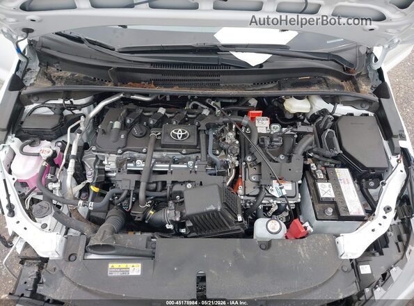 JTDBCMFE4T3135978 2026 TOYOTA COROLLA HYBRID White Вид ззаду