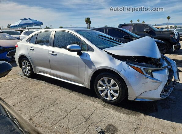 JTDBCMFE6PJ009266 2023 TOYOTA COROLLA Silver Delantero derecho