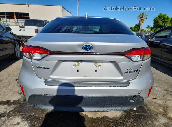 JTDBCMFE6PJ009266 2023 TOYOTA COROLLA Silver Vista trasera