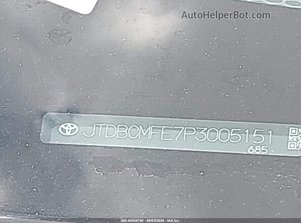 JTDBCMFE7P3005151 2023 TOYOTA COROLLA Gray 