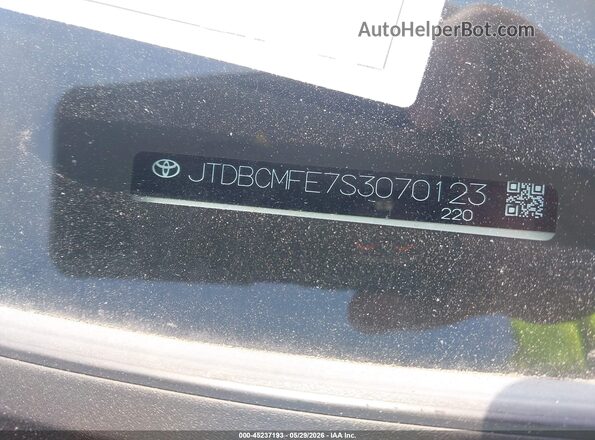 JTDBCMFE7S3070123 2025 TOYOTA COROLLA White Вид підкапотного простору
