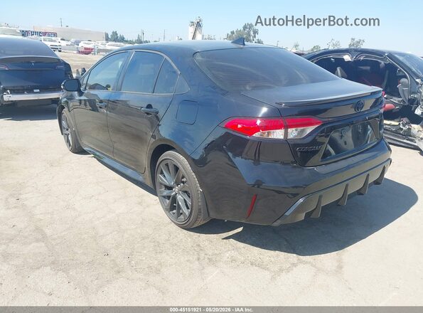 JTDBCMFE7S3095460 2025 TOYOTA COROLLA Черный Задняя левая четверть