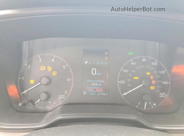 JTDBCMFE8S3079266 2025 TOYOTA COROLLA Blue Vista del cuadro de instrumentos