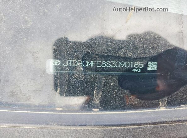 JTDBCMFE8S3090185 2025 TOYOTA COROLLA Gray 