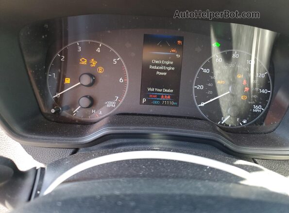 JTDBCMFE9P3014062 2023 TOYOTA COROLLA Серый Вид щитка приборов