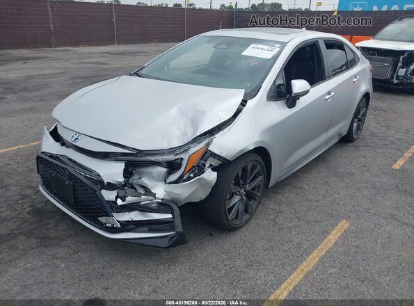 JTDBCMFE9PJ004272 2023 TOYOTA COROLLA Silver Front left