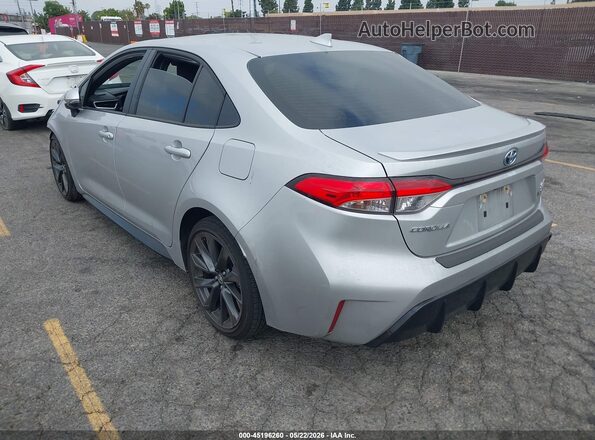 JTDBCMFE9PJ004272 2023 TOYOTA COROLLA Silver Rear left