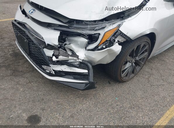JTDBCMFE9PJ004272 2023 TOYOTA COROLLA Silver Front view