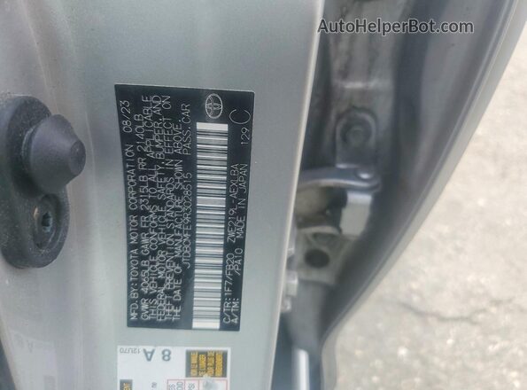 JTDBCMFE9R3028515 2024 TOYOTA COROLLA Silver 