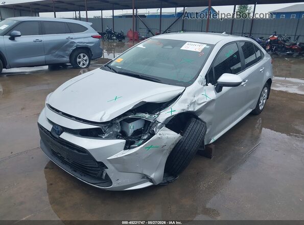 JTDBCMFEXS3096313 2025 TOYOTA COROLLA Silver წინა მარცხენა ხედი სამი მეოთხედიდან