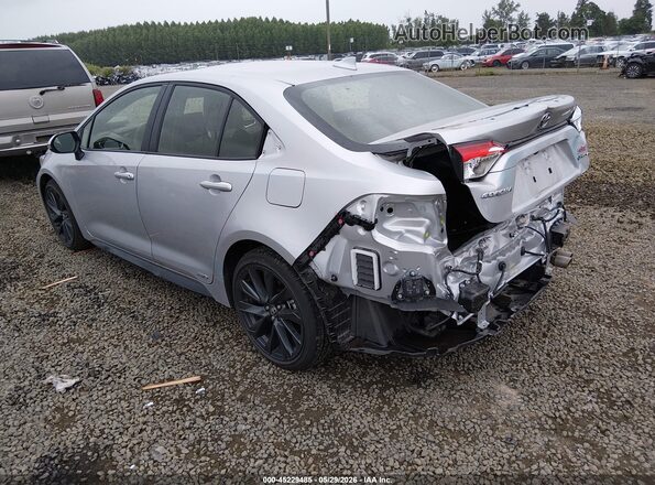 JTDBDMHE3S3021494 2025 TOYOTA COROLLA Silver Задня ліва чверть
