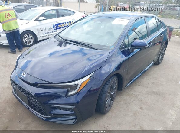 JTDBDMHE9PJ001754 2023 TOYOTA LL Dark Blue წინა მარცხენა ხედი სამი მეოთხედიდან