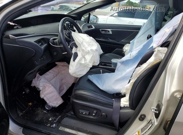 JTDBVRBD1HA003753 2017 TOYOTA MIRAI Gray Widok wnętrza z przodu