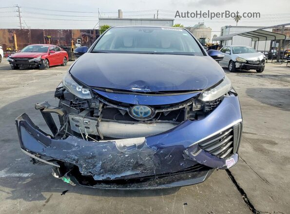 JTDBVRBD2KA005762 2019 TOYOTA MIRAI Blue Դիմացի տեսք
