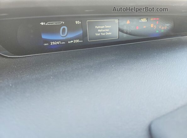 JTDBVRBD2KA007270 2019 TOYOTA MIRAI Silver Սարքավորումների վահանակի տեսք