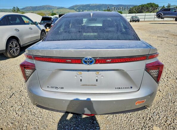 JTDBVRBD2KA007270 2019 TOYOTA MIRAI Silver Հետևի տեսք