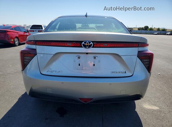 JTDBVRBD4HA003696 2017 TOYOTA MIRAI Silver უკანა ხედი