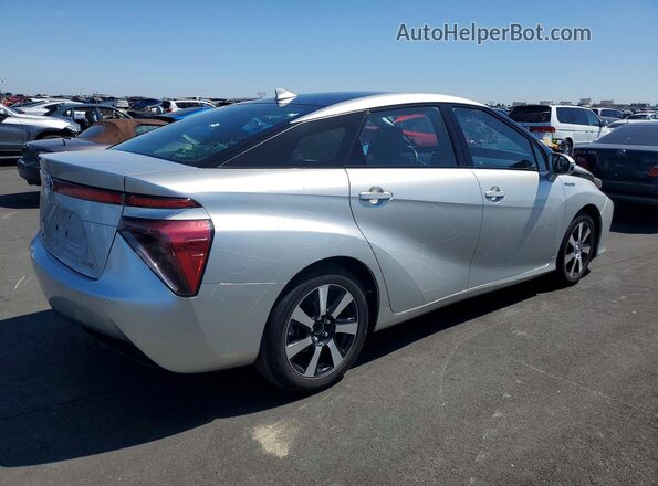 JTDBVRBD4HA003696 2017 TOYOTA MIRAI Silver უკანა მარჯვენა