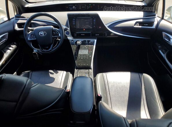 JTDBVRBD4HA003696 2017 TOYOTA MIRAI Silver წინა პანელის ხედი