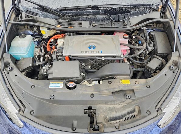 JTDBVRBD5HA001326 2017 TOYOTA MIRAI Blue Widok wnętrza z tyłu