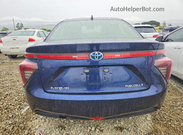 JTDBVRBD5HA001326 2017 TOYOTA MIRAI Blue Widok z tyłu