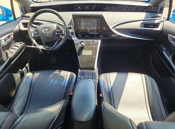 JTDBVRBD5HA001441 2017 TOYOTA MIRAI Blue წინა პანელის ხედი