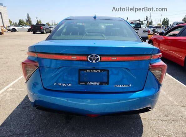 JTDBVRBD5HA001441 2017 TOYOTA MIRAI Blue უკანა ხედი