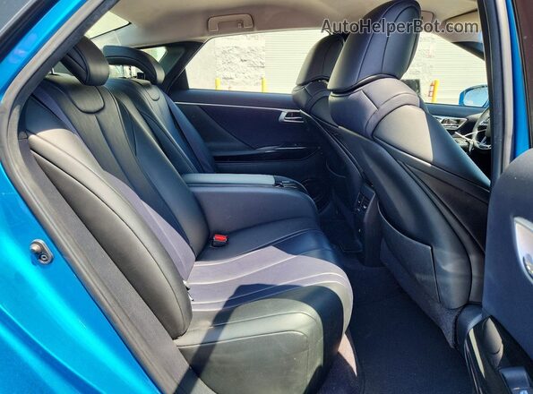 JTDBVRBD5HA001441 2017 TOYOTA MIRAI Blue უკანა სავარძლების ხედი