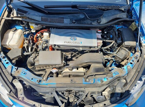 JTDBVRBD5HA001441 2017 TOYOTA MIRAI Blue უკანა სალონის ხედი