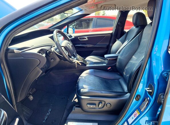 JTDBVRBD5HA001441 2017 TOYOTA MIRAI Blue წინა სალონის ხედი