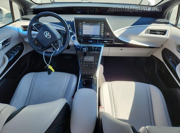 JTDBVRBD5JA004698 2018 TOYOTA MIRAI White Вид панелі приладів