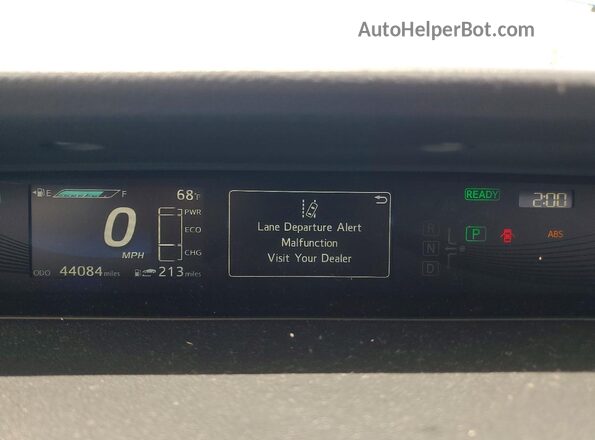 JTDBVRBD6KA006980 2019 TOYOTA MIRAI Blue Սարքավորումների վահանակի տեսք