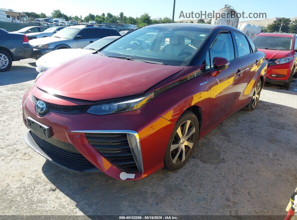 JTDBVRBD7HA001750 2017 TOYOTA MIRAI Red Передня ліва чверть