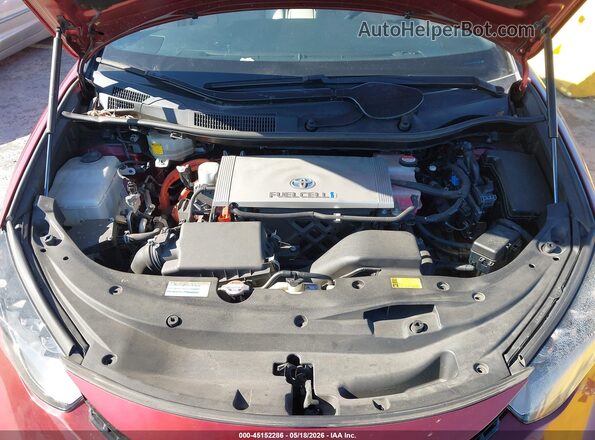 JTDBVRBD7HA001750 2017 TOYOTA MIRAI Red Вид ззаду